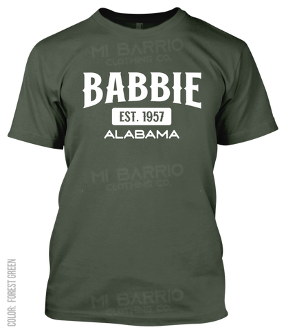 Babbie, Alabama Athletic T-Shirt