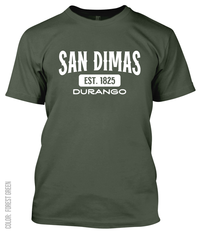 San Dimas, Durango Athletic T-Shirt