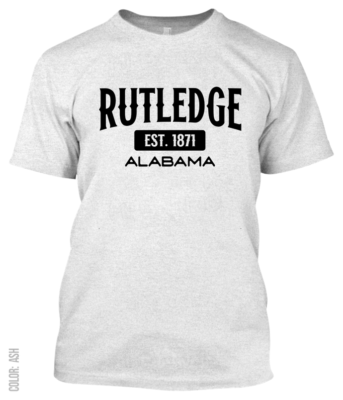 Rutledge, Alabama Athletic T-Shirt