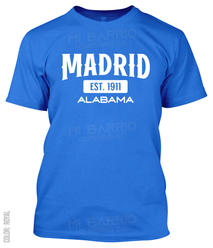 Madrid, Alabama Athletic T-Shirt