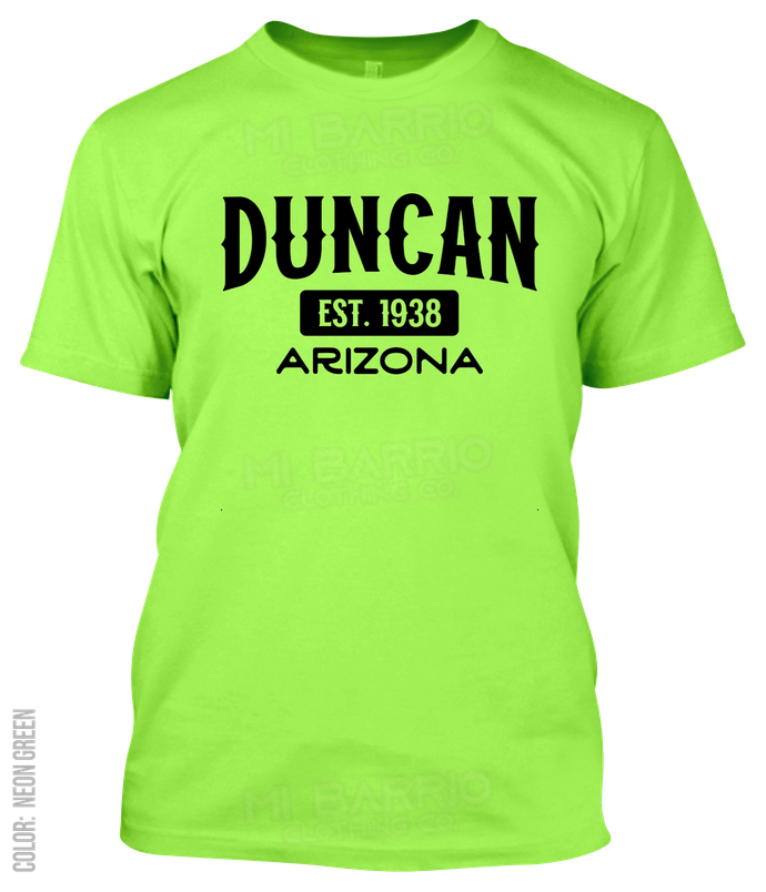 Duncan, Arizona Athletic T-Shirt