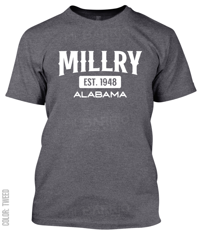 Millry, Alabama Athletic T-Shirt