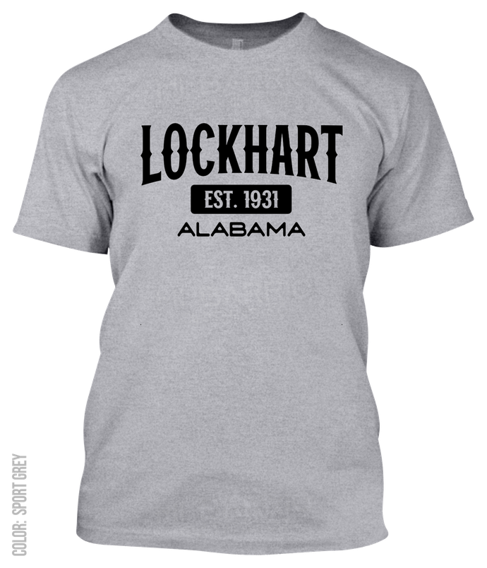 Lockhart, Alabama Athletic T-Shirt