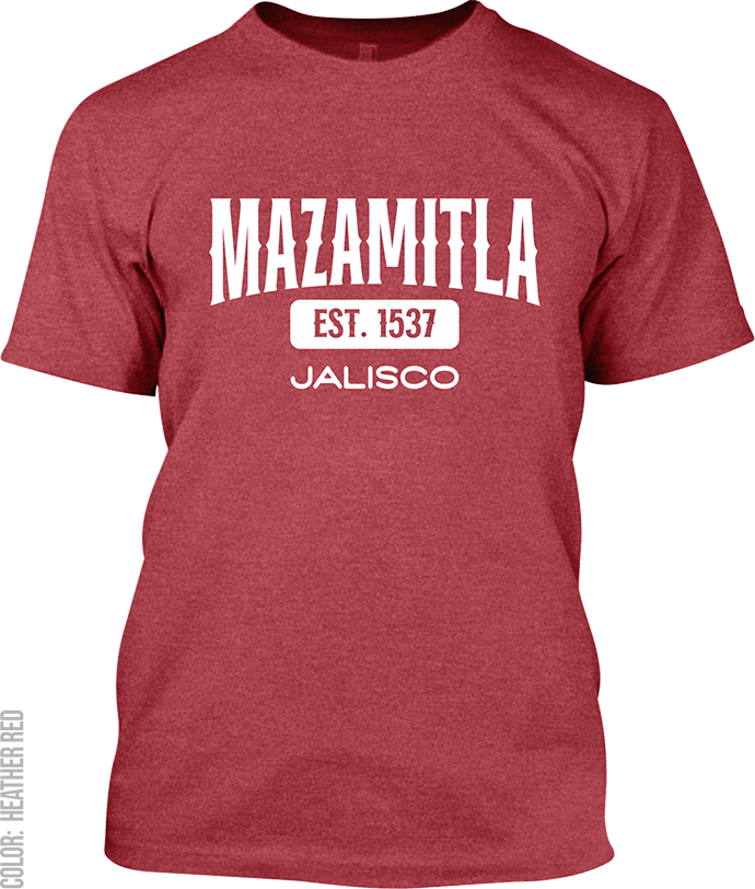 Mazamitla, Jalisco Athletic T-Shirt