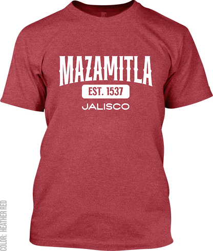 Mazamitla, Jalisco Athletic T-Shirt