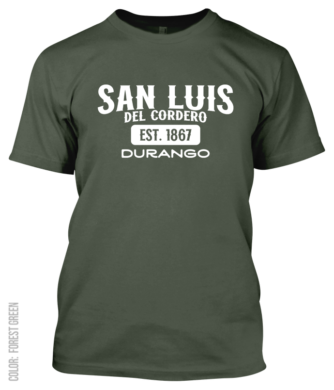 San Luis Del Cordero, Durango Athletic T-Shirt