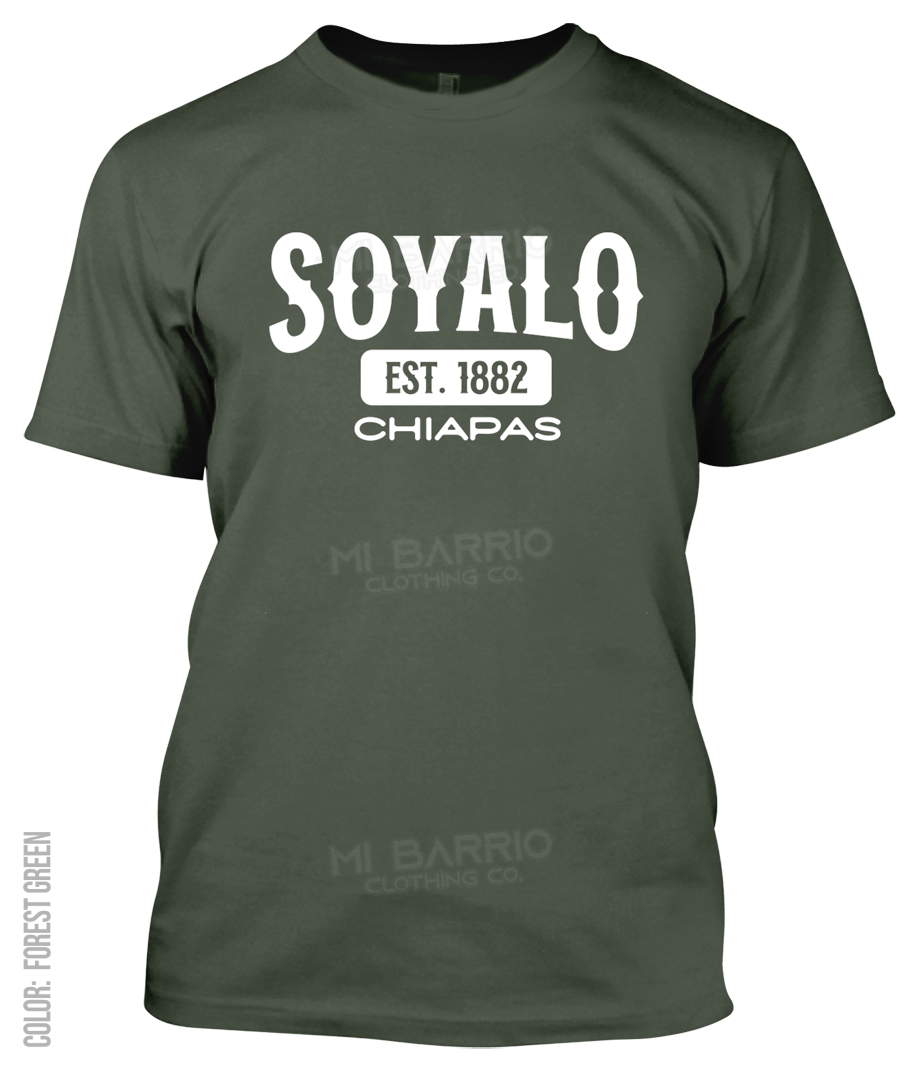 Soyalo, Chiapas Athletic T-Shirt