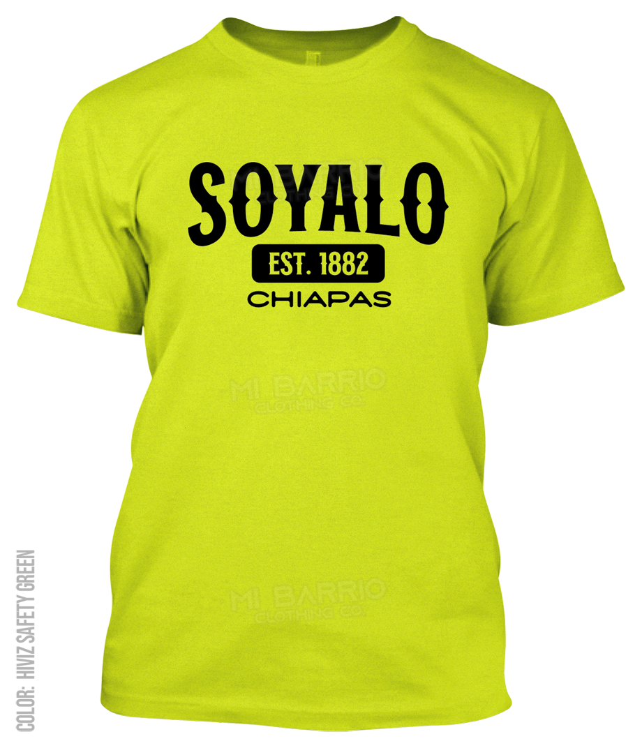 Soyalo, Chiapas Athletic T-Shirt