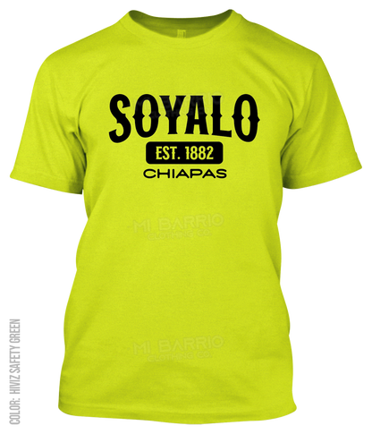 Soyalo, Chiapas Athletic T-Shirt