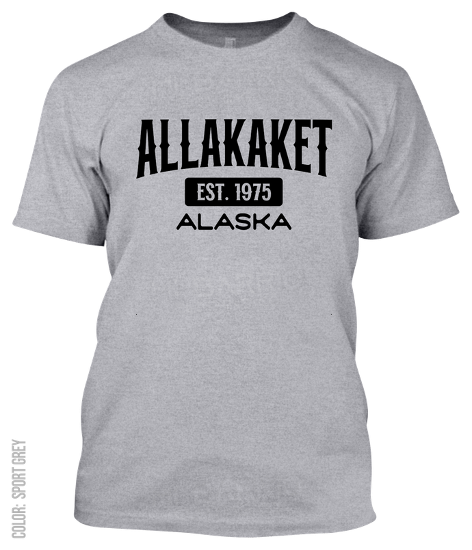 Allakaket, Alaska Athletic T-Shirt
