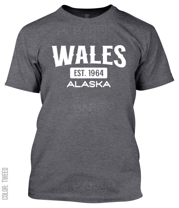 Wales, Alaska Athletic T-Shirt