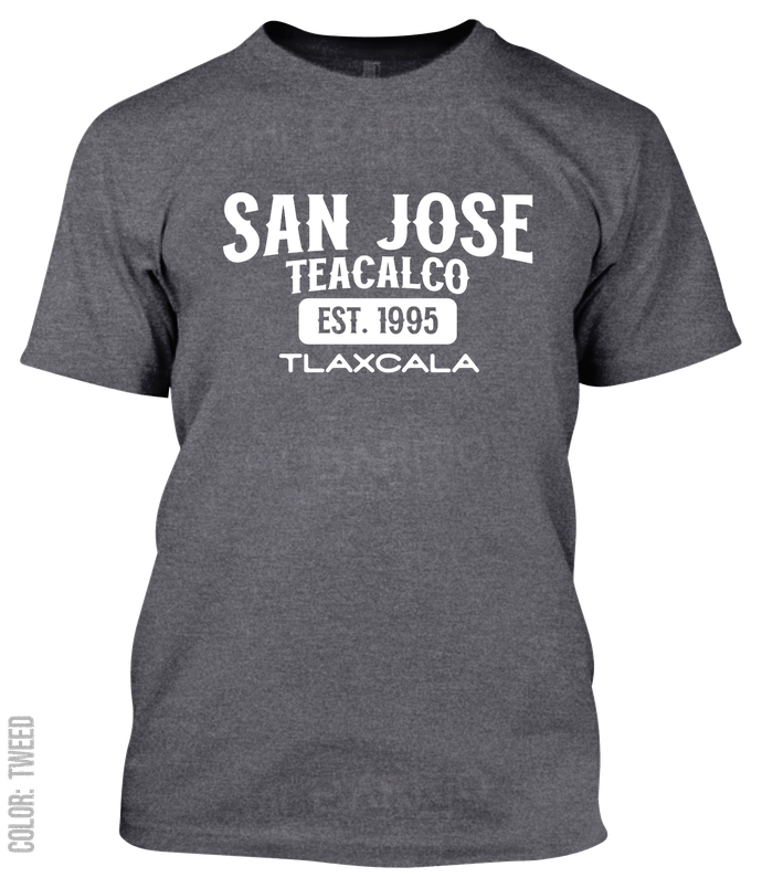 San Jose Teacalco, Tlaxcala Athletic T-Shirt