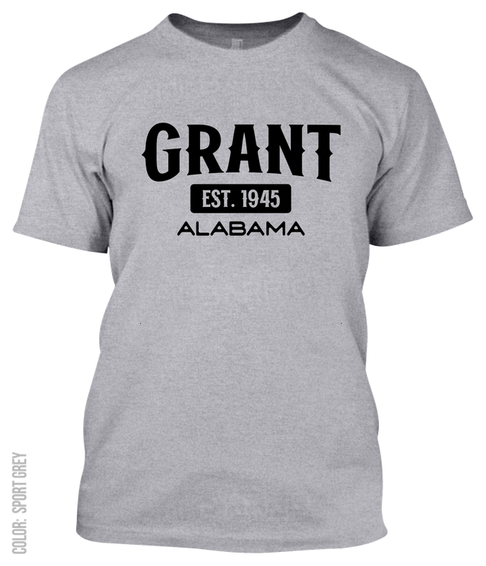 Grant, Alabama Athletic T-Shirt