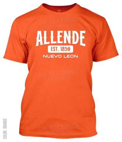 Allende, Nuevo Leon Athletic T-Shirt