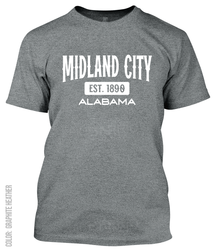 Midland City, Alabama Athletic T-Shirt