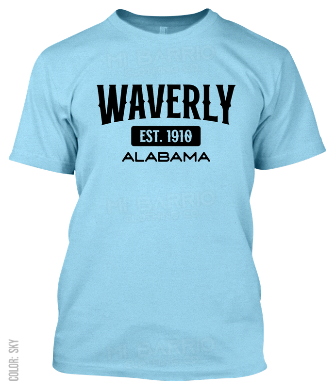 Waverly, Alabama Athletic T-Shirt