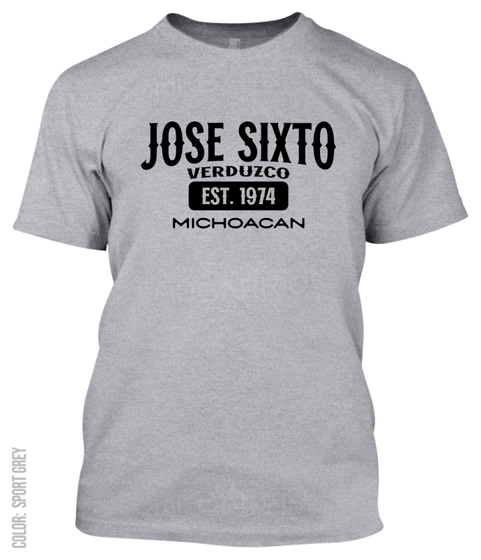 Jose Sixto Verduzco, Michoacan Athletic T-Shirt