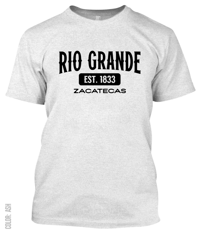 Rio Grande, Zacatecas Athletic T-Shirt