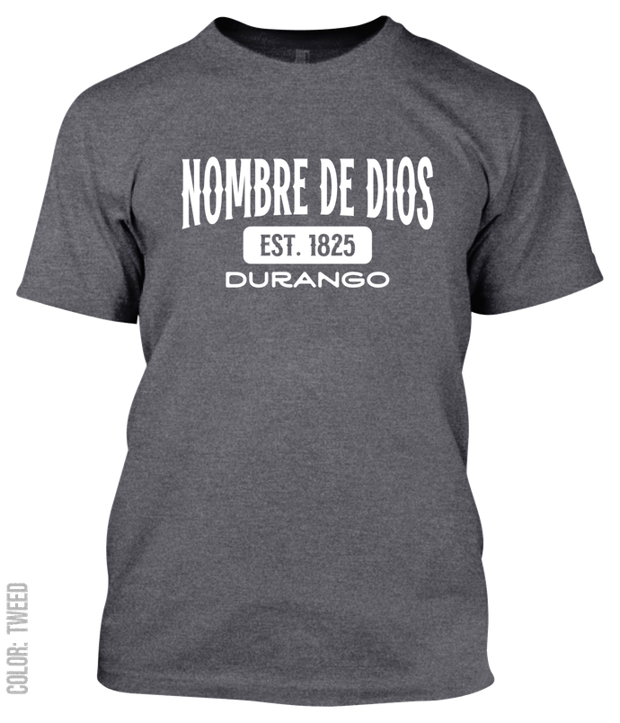 Nombre De Dios, Durango Athletic T-Shirt