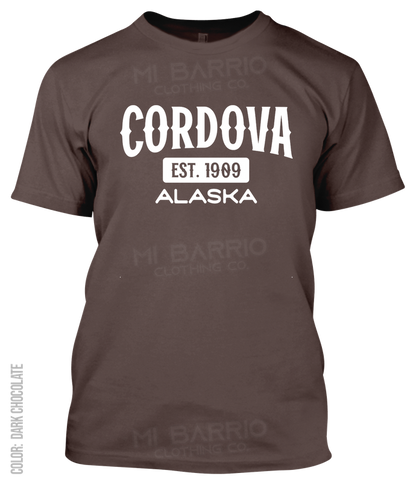 Cordova, Alaska Athletic T-Shirt
