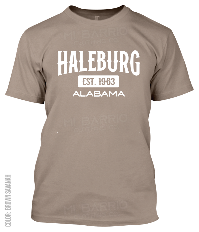 Haleburg, Alabama Athletic T-Shirt