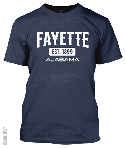 Fayette, Alabama Athletic T-Shirt