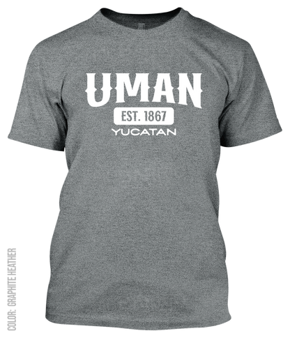 Uman, Yucatan Athletic T-Shirt