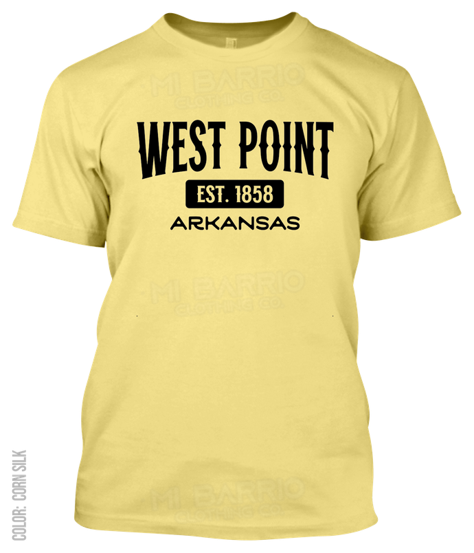 West Point, Arkansas Athletic T-Shirt