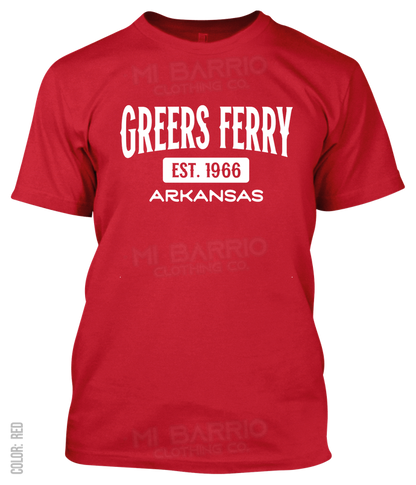 Greers Ferry, Arkansas Athletic T-Shirt