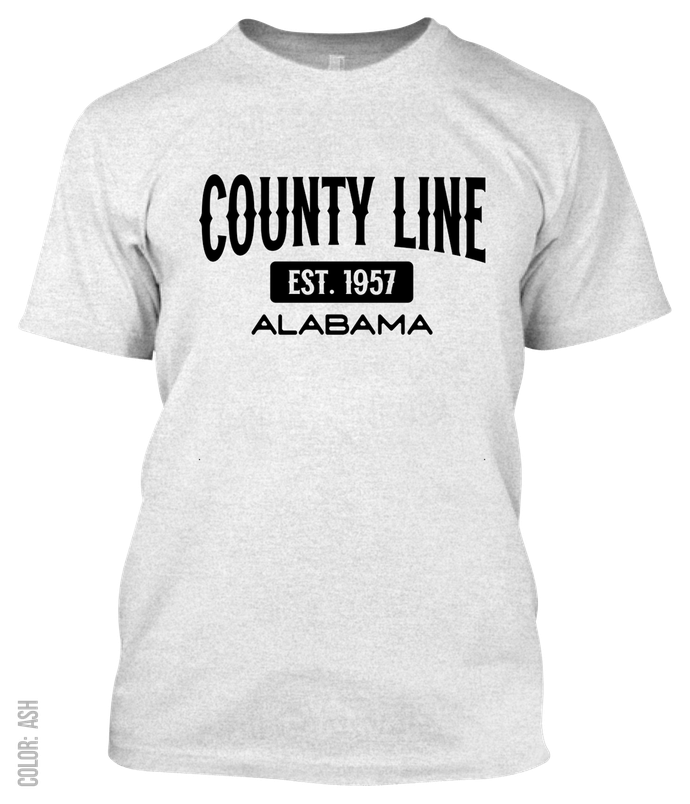 County Line, Alabama Athletic T-Shirt