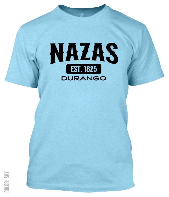 Nazas, Durango Athletic T-Shirt