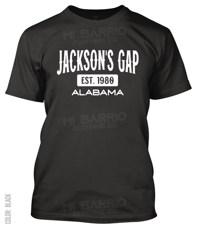 Jackson's Gap, Alabama Athletic T-Shirt