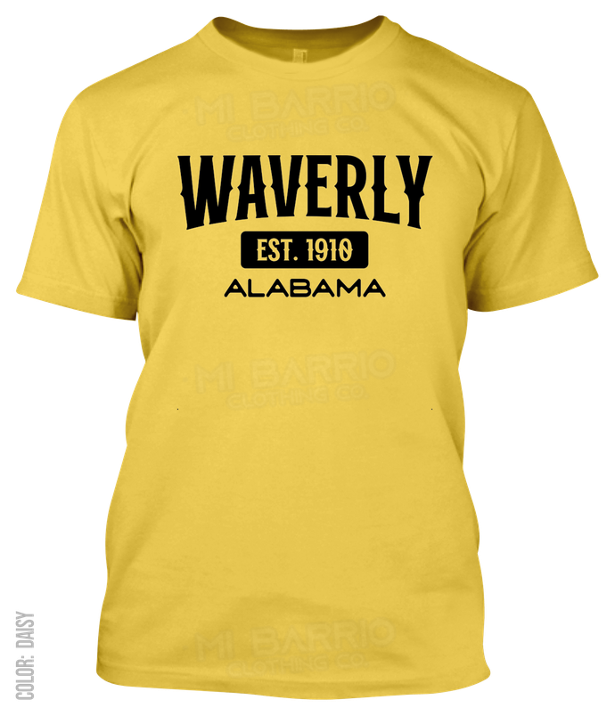 Waverly, Alabama Athletic T-Shirt