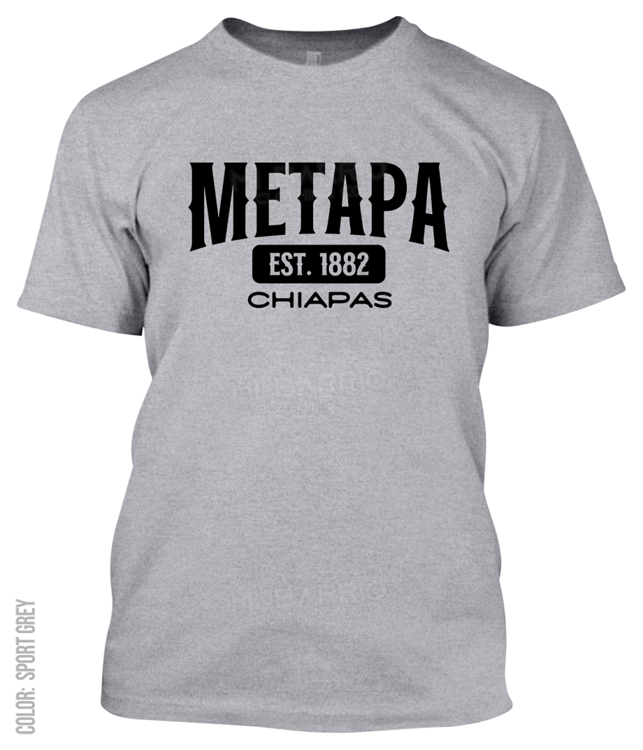 Metapa, Chiapas Athletic T-Shirt