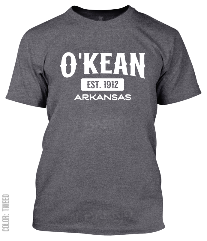 O'kean, Arkansas Athletic T-Shirt
