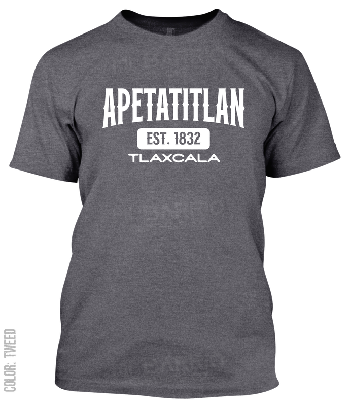 Apetatitlan, Tlaxcala Athletic T-Shirt