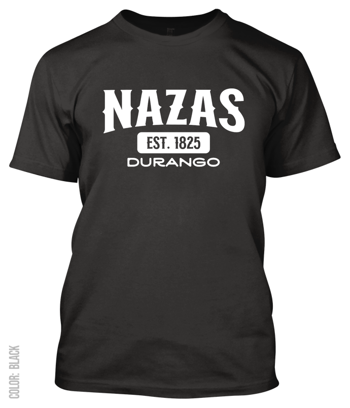 Nazas, Durango Athletic T-Shirt