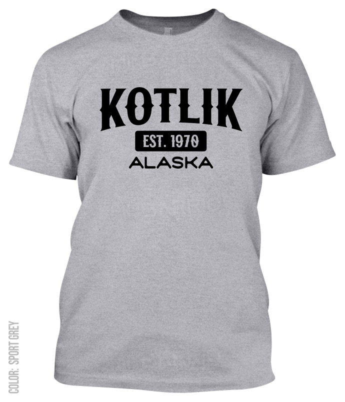 Kotlik, Alaska Athletic T-Shirt