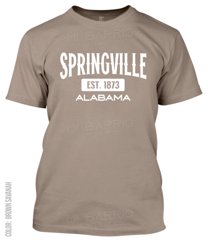 Springville, Alabama Athletic T-Shirt