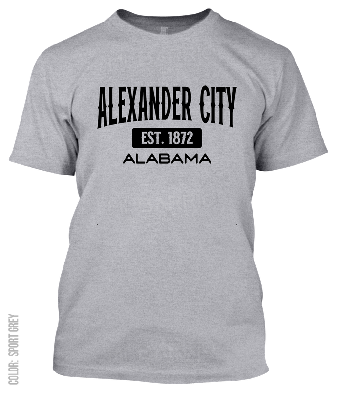 Alexander City, Alabama Athletic T-Shirt