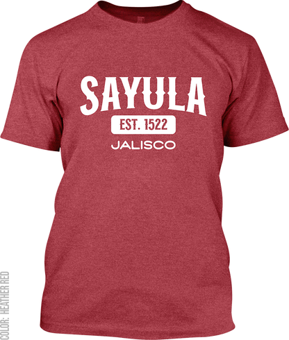Sayula, Jalisco Athletic T-Shirt