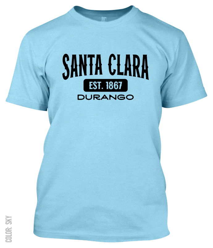 Santa Clara, Durango Athletic T-Shirt