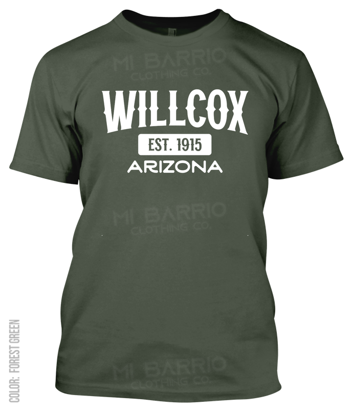 Willcox, Arizona Athletic T-Shirt