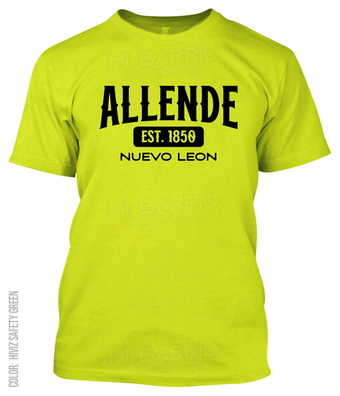 Allende, Nuevo Leon Athletic T-Shirt