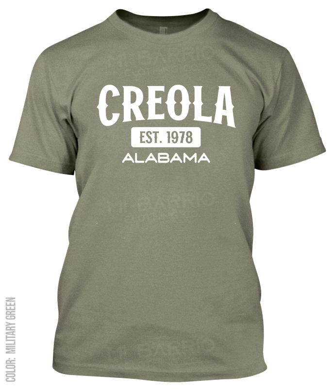 Creola, Alabama Athletic T-Shirt