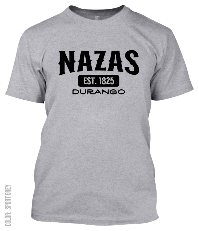 Nazas, Durango Athletic T-Shirt