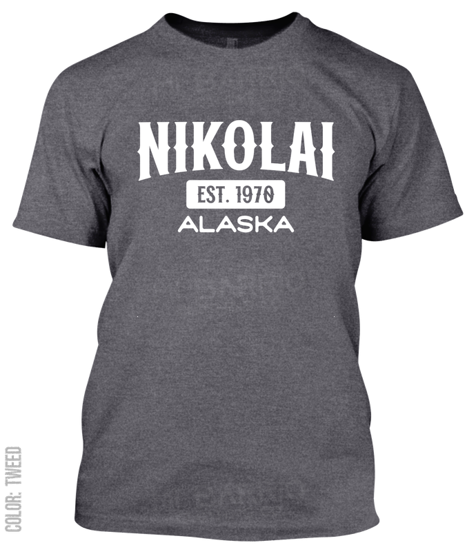 Nikolai, Alaska Athletic T-Shirt