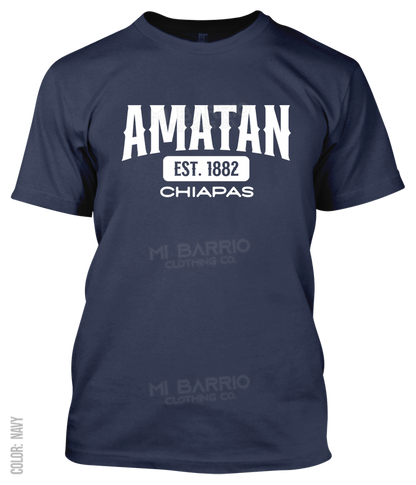 Amatan, Chiapas Athletic T-Shirt