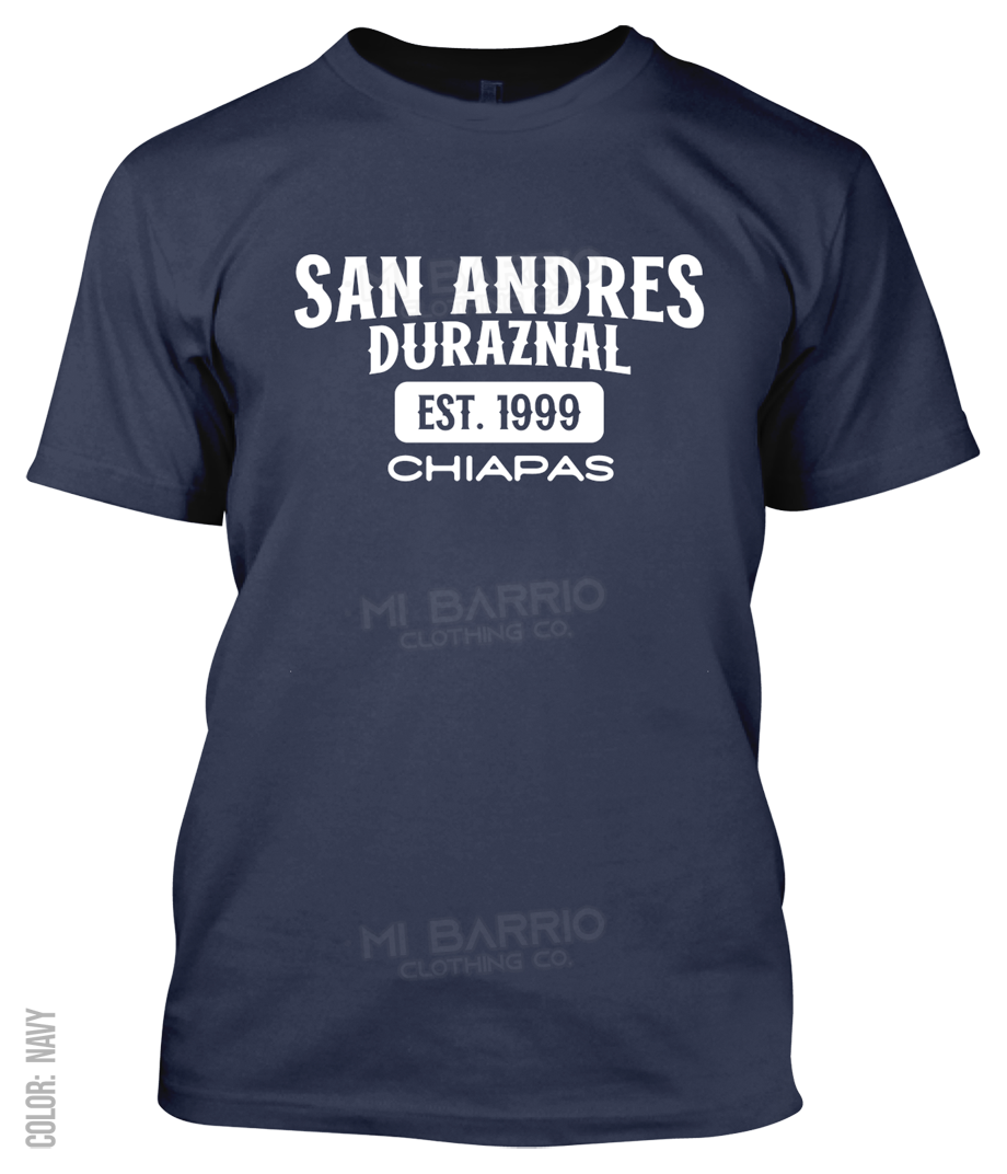 San Andres Duraznal, Chiapas Athletic T-Shirt
