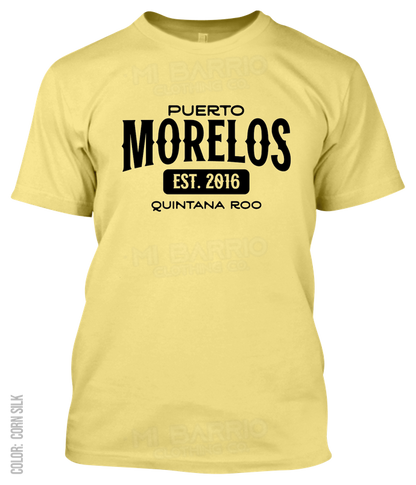 Puerto Morelos, Quintana Roo Athletic T-Shirt